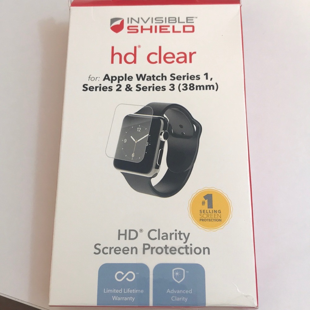 Invisible Shield🛡hd clear for⌚️ 38mm Series 1,2&3